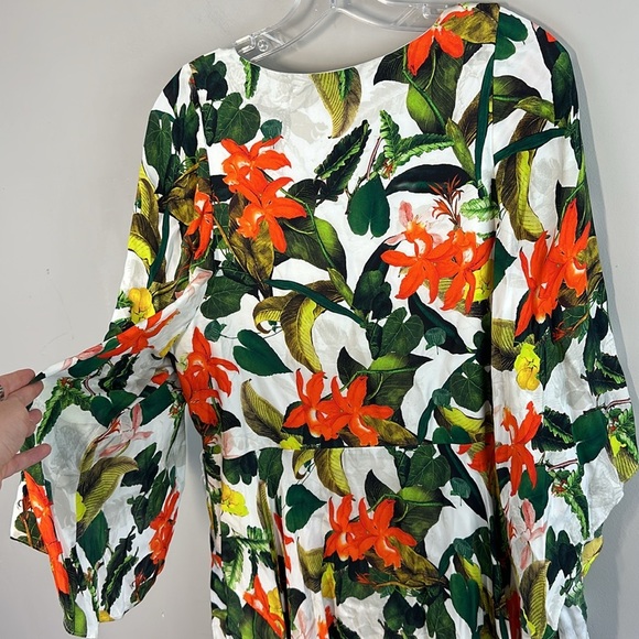 NWT Alice +Olivia Marva Flora Belted Mini Dress Size L - Picture 13 of 16